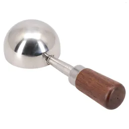 Coffee Scoops Walnut Spoon Home Kitchen Multi Purpose Part Name Precise Mixing Stainless Steel Decoration Durable