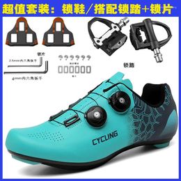 Cycling Shoes Pedal Bike Non Clip Men Cleat Sneaker Mtb Mountain Bicycle Footwear No Lock Sports Boots