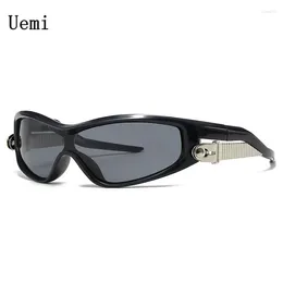 Sunglasses Frames Fashion Luxury Rectangle For Women Men Retro Punk Sun Glasses Driving Trending Shades UV400 Eyeglasses