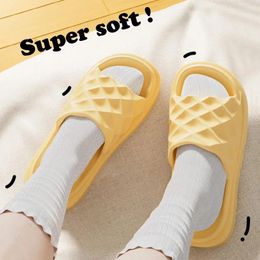 Slippers Men Women Waffle Design Bathroom Shower Non-Slip Slides Shoes Flip-Flops Summer Beach Light Soft Sandals