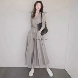 French high sense Autumn Fairy temperament long skirt womens new years new early autumn dress imperial sister style dress