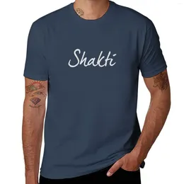 Men's Tank Tops Shakti T-Shirt Summer Clothes Plus Size Anime Cotton