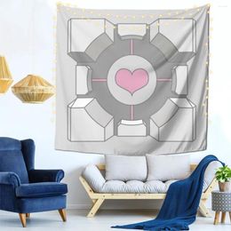 Tapestries Companion Cube Wall Decor Tapestry Indoor Living Room Birthday Gift Soft Fabric Delicate