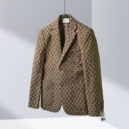 Mens Suits Blazers Fashion Casual Boutique Double Breasted Solid Color Business Suit Jacket Trousers Pants 2 Pcs Set Coat#A10