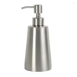 Liquid Soap Dispenser Pump Bottle Stainless Steel Containers For Shampoo Reusable 350ml Refillable Empty Lotion