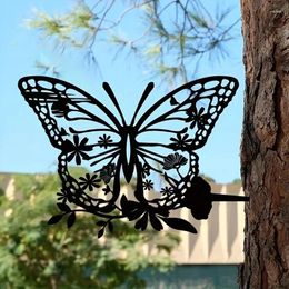 Garden Decorations 1pc Add A Touch Of Beauty To Your With This Butterfly Metal Flower Art Decoration For Home Outdoor