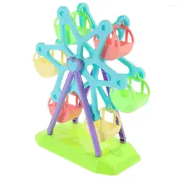 Other Bird Supplies Cage Foraging Toys Ferris Wheel Automatic Pet Parrot Feeder Plastic Bite-resisting