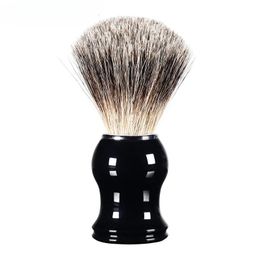 1PC Badger Hair Men's Shaving Brush Salon Men Facial Beard Cleaning Shave Tool Razor Brush With Wood / Plastic Handle
