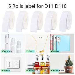 Paper Niimbot D11 D110 Label Paper D11 Label Sticker selfadhesive Waterproof AntiOil D11 Labels for Niimbot D110 D110 Label Printer