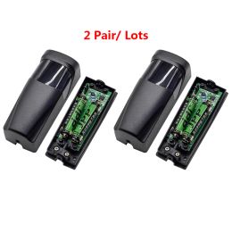 Detector 2 PCS 1224V AC/DC Photocell Infrared Sensor Detector for Automatic Gate with 2*AAA Battery(Battery not included)