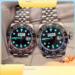 4 Style Super N Factory Watch 904L Steel Men's 41mm Black Ceramic Bezel Sapphire 126610 Diving 2813 6751