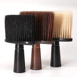 2024 Soft Neck Face Duster Brushes Barber Hair Clean Hairbrush Beard Brush Salon Cutting Hairdressing Styling Tools Brush for Soft Neck Hair