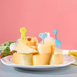 Forks Animal Dessert Fork Grade Fruit Reusable Cartoon Fun Lightweight Kitchen For Kids' Cocktail
