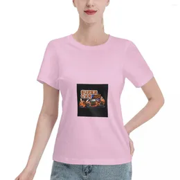 Women's T Shirts Vintage Car Basic Short Sleeve T-Shirt