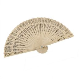 Arts And Crafts Personalised Wedding Fans Sandalwood Folding Hand Fan Gift Customised Logo Drop Delivery Home Garden Dhgzz