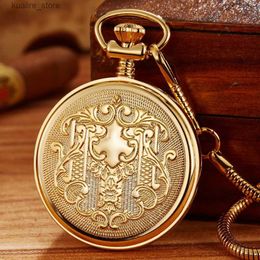 Pocket Watches Home>Product Center>Handstyle Luxury Machinery Pocket Luminous Skeleton>Gold Mens Fob Chain Clock Antique Pocket Series L240402