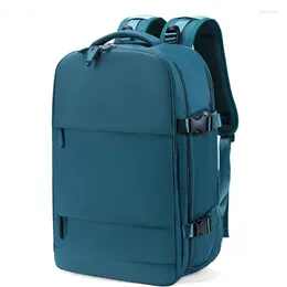 Backpack Large Capacity Travel With Shoe Compartment Waterproof Lightweight Laptop Daypack Charging Port Stylish