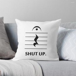 Pillow Shut Up By Music Notation Throw Christmas Pillows Covers