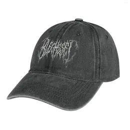 Berets Bleghssed Metalcore Blegh Design Cowboy Hat Bobble Sun Cap Uv Protection Solar Women's Hats For The Men's