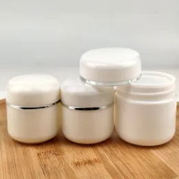 Storage Bottles 3Pcs Refillable Travel Face Cream Lotion Jar For Cosmetic Container Plastic Empty Makeup Pot 20g/30g/50g