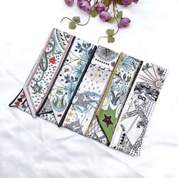 Tarot Brand Printed Scarves, Long Strips, Spring Autumn Decorative Headbands, Korean Versatile Binding Bags, Ribbons, and Small Necklaces
