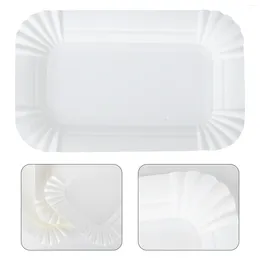 Disposable Dinnerware 100 PCS Paper Plate For Cake Birthday Dessert Plates Trays Flatware Party Tableware