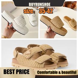 Comfort Designer sandals Womens slippers Slides womens Bottom slipper increase height Womens Flat Thick luxury brand lightweight fashion bigsize size35-42