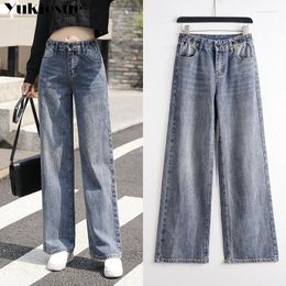 Women's Jeans Woman High Waist Clothes Wide Leg Denim Streetwear Vintage 2024 Ripped Boyfriend Harajuku Straight Pants For Women