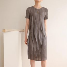 Party Dresses Manufacturer Direct Supply Miyake Pleats Life Summer Fashion Leisure Long Dress