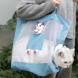 Cat Carriers Bag For Small Pet Dogs Handbag Cartoon Cats Slings Shoulder Carry