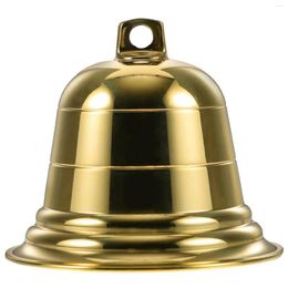 Party Supplies Copper Bells Vintage Golden Wind Crafts Charms Pendants Bell For DIY Keychain Jewellery Doorbell Decor 7CM