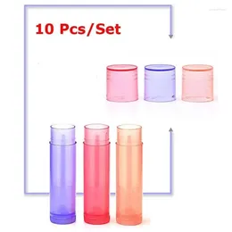 Storage Bottles 10 Pcs/lot 5g 5ml Lipstick Tube Lip Containers Empty Cosmetic Lotion Container Glue
