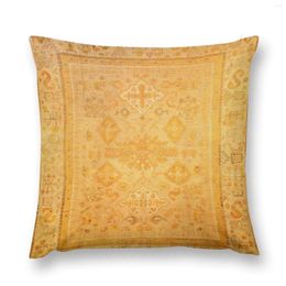 Pillow Antique Turkish Oushak Rug Print Throw Pillowcases S For Sofa Cover Decor
