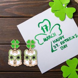 Dangle Earrings 2x ST Patrick's Day Gifts Irish Drop For Women Party Graduation Festival Carnival