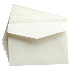 Envelopes 100 Pcs Mini Blank Envelope Document Storage Bag No Word Envelopes Mail Sack Cards Wrapping Paper Letter Packaging White