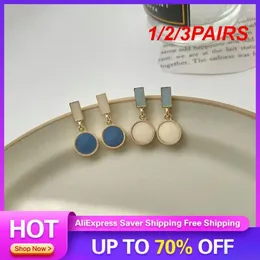 Dangle Earrings 1/2/3PAIRS Geometric Modern Simple Chic Colorblock Accessories Jewellery Selling