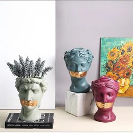 Vases Modern Minimalist Character Design Vase Decoration Living Room TV Cabinet Home