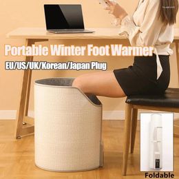 Carpets Folding Electric Heater Portable Winter Foot Warmer Leg Adjustable Thermostat For Home Office Under Desk Cushion