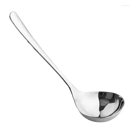 Spoons Cereal Spoon Tea Silverware With Long Handle Tablespoons Big Kitchen Silver Large Soup