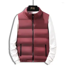 Men's Vests Thickened Warm High Quality Cotton Breathable Comfortable Men Clothing Sleeveless Zipper Fashion Casual Outdoor Jacket