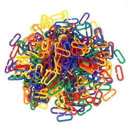 Other Bird Supplies Plastic C-clips Hooks Chain Links C-links Kids Educational Toy Rat Parrot Parts