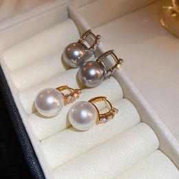 Stud Earrings 2024 Korean Exquisite Pearl Small Ear Buckle Elegant Fashion Simple Women's Jewelry