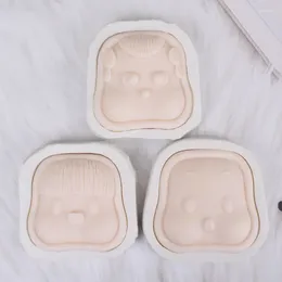 Baking Moulds Doodle Face Fondant Silicone Mold Jelly Pudding Diy Car Decoration Handmade Soap Mould 252-3