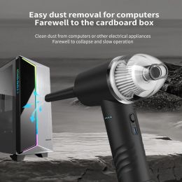 2 I 1 DUST Remover Vacuum Cleaner Electric Air Duster Kit för DSLR Camera Lens Computer Keyboards Room Cleaner2024