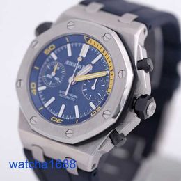 Celebrity AP Wrist Watch Epic Royal Oak Offshore 26703ST Mens Precision Steel Blue Plate Automatic Mechanical Swiss Watch Famous Luxury Sports Watch