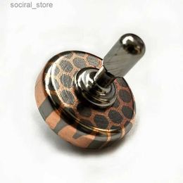 Spinning Top Titanium+Superconducting Hand Twisted Rotating Top Gyroscope Rotating Toy L240402