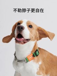 Dog Collars Good Pet Half P Chain Collar Large Medium And Small Dogs Customized Tag Ornament Traction Rope