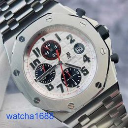 Celebrity AP Wrist Watch Royal Oak Offshore Series 26170ST Steel Belt Black Eyes Automatic Mechanical Watch Mens 42mm