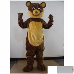 أزياء التميمة 2024 S لطيف Teddy Bear Costume Carnival Party Performance Performin