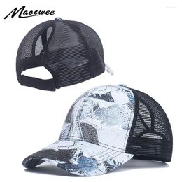 Ball Caps Fashion Baseball Cap For Women Men Summer Casual Adjustabe Mesh Snapback Outdoor Sports Solid Color Dyes Sun Hat